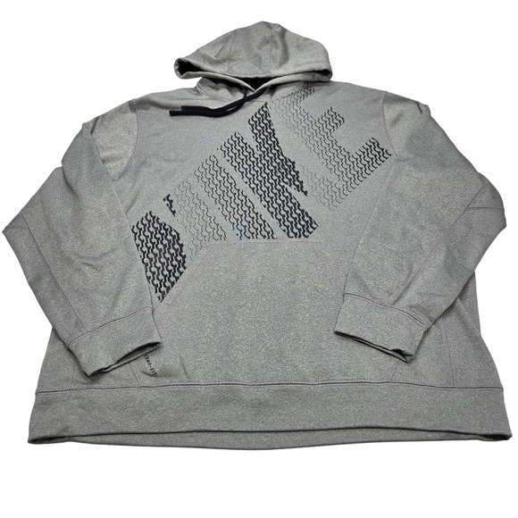 Nike Other - Nike Therma-FIT Graphic Pullover Hoodie Mens XXL Gray 651630-063 Fleece